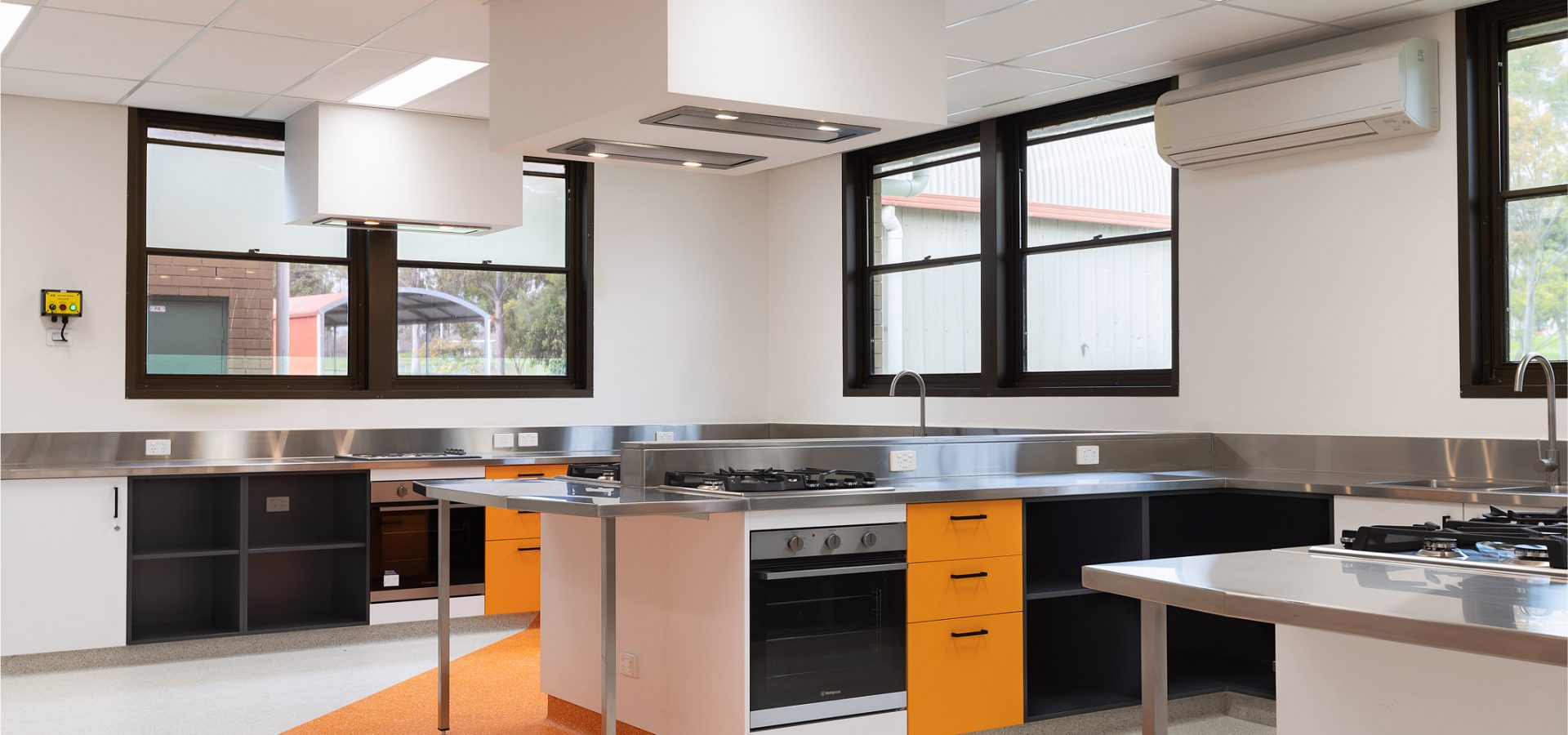 Commercial kitchens & Teaching spaces